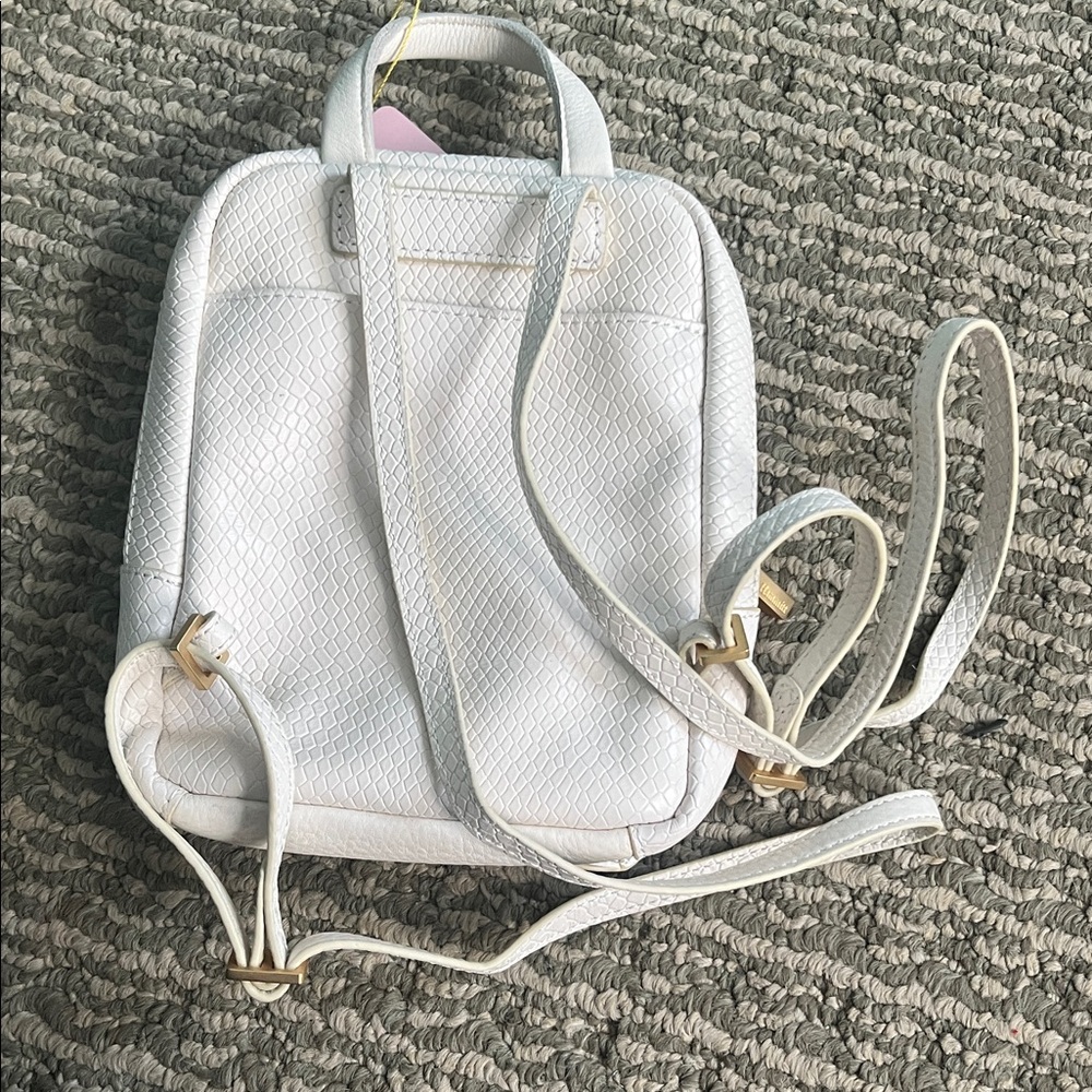 Hammitt Mini Hunter Backpack in Marshmallow with Gold Rivits - Picture 10 of 12